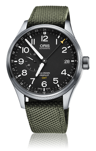 オリス オリス ビッグクラウン プロパイロット GMT スモールセコンド 748 7710 4164FS