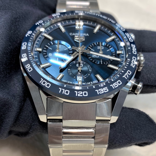 タグ ホイヤー Heuer カレラ キャリバー ホイヤー02 スポーツクロノグラフ Cbn2a1a Ba0643 時計 宝石 タケカワ