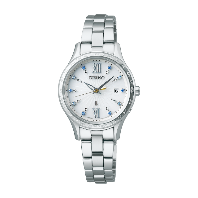 セイコー ルキア Standard Collection ソーラー電波 Sparkling White限定モデル SSVV071