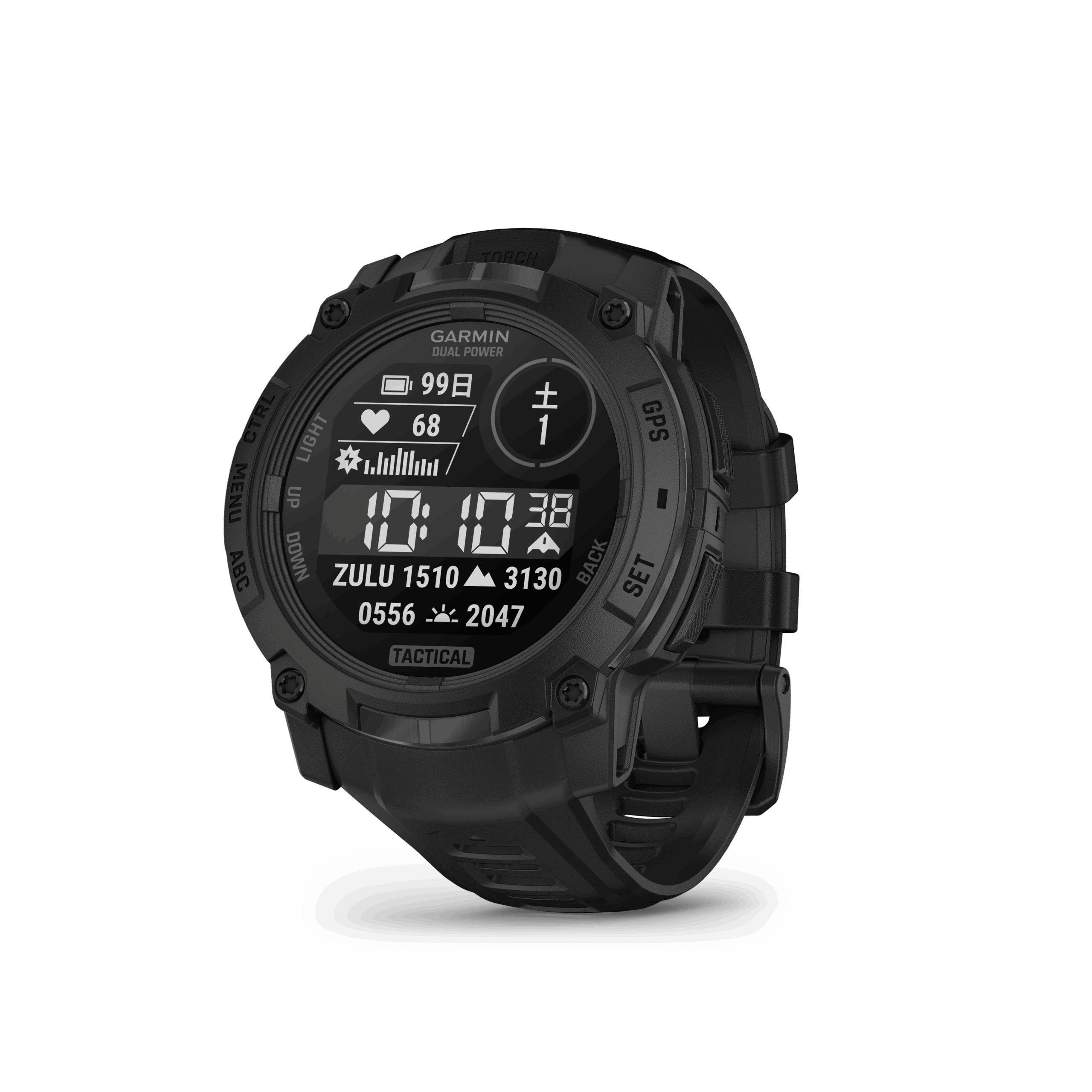 ガーミン GARMIN Instinct 3 Dual Power Tactical 50mm 010-02935-80