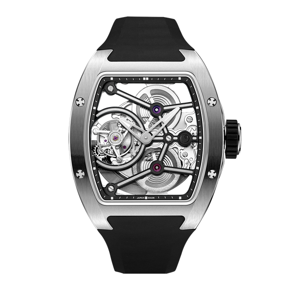 ゼロ ゼロ T10 THE ARCHER FULL SKELETON AUTOMATIC TOURBILLON ZT010SSBK